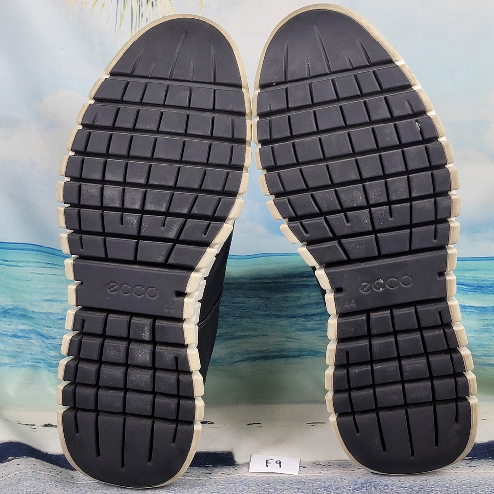 Ecco GRUUV Black Leather Mens EU44 10-10.5 - Picture 9 of 10